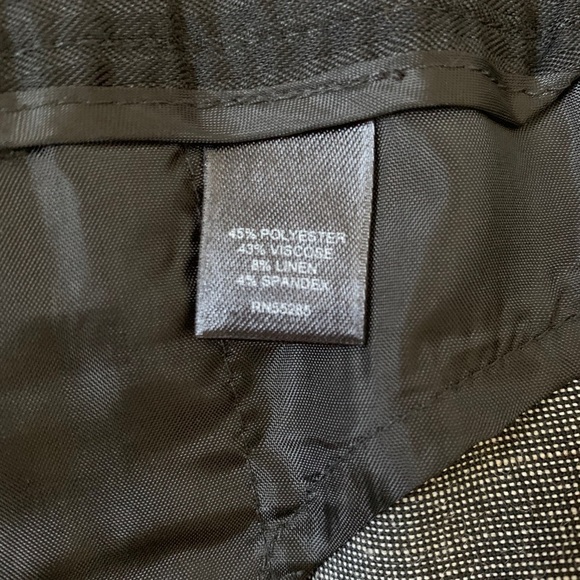 Express design studio grey charcoal check pattern size 8 stovepipe career - Picture 14 of 16